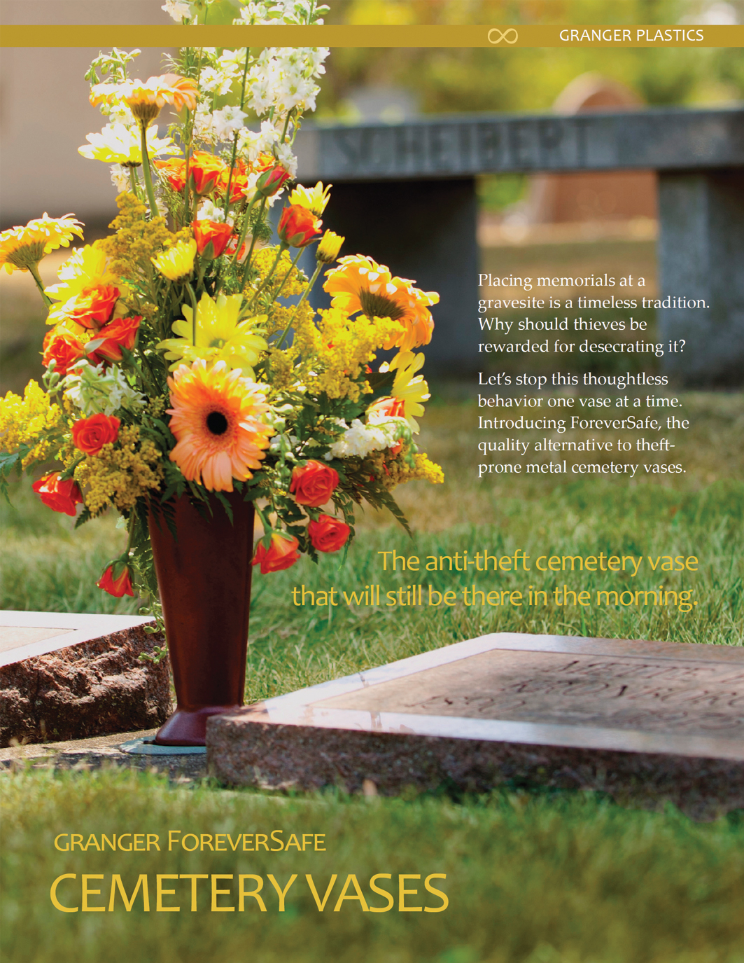 ForeverSafe Cemetery Vase Product Information
